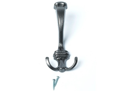 Крючок-вешалка КВ-5 серебряный антик